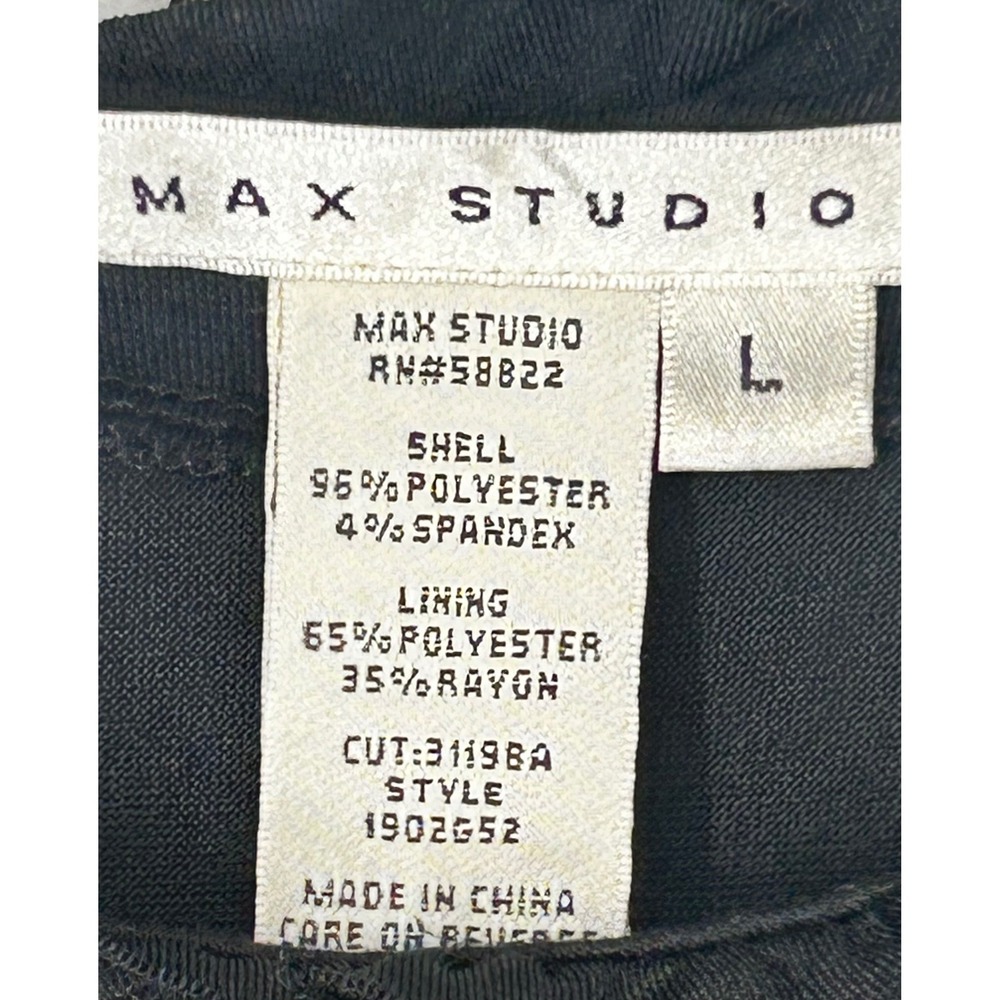 Max Studio Black Ruffled Tank Dress - Picture 3 of 4